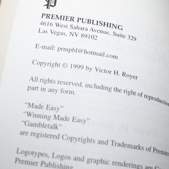 1999 Casino Games made easy book (bK) - Picture 3 of 4